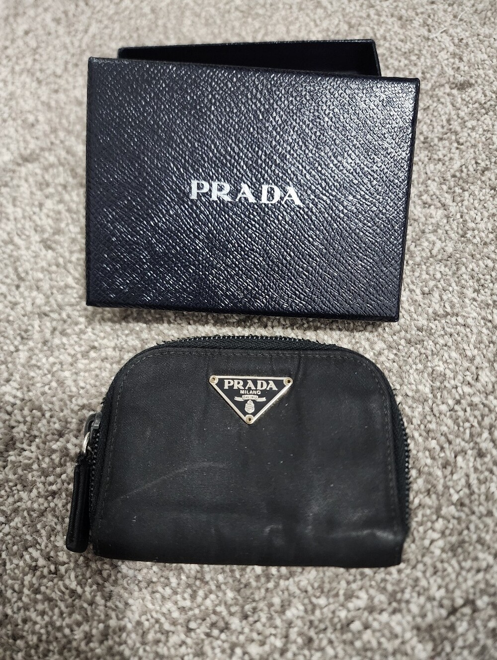 Authentic Prada Coin Purse With Box